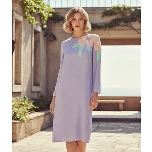 Vintage Hal Ferman Shift Midi Dress Dress 12 Purple